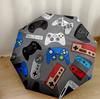 Gamer Culture Icon Portable Automatic Umbrella Retractable Design with 8-Rib Durability Durable Plastic & Iron Durable Everyday Carry Umbrella