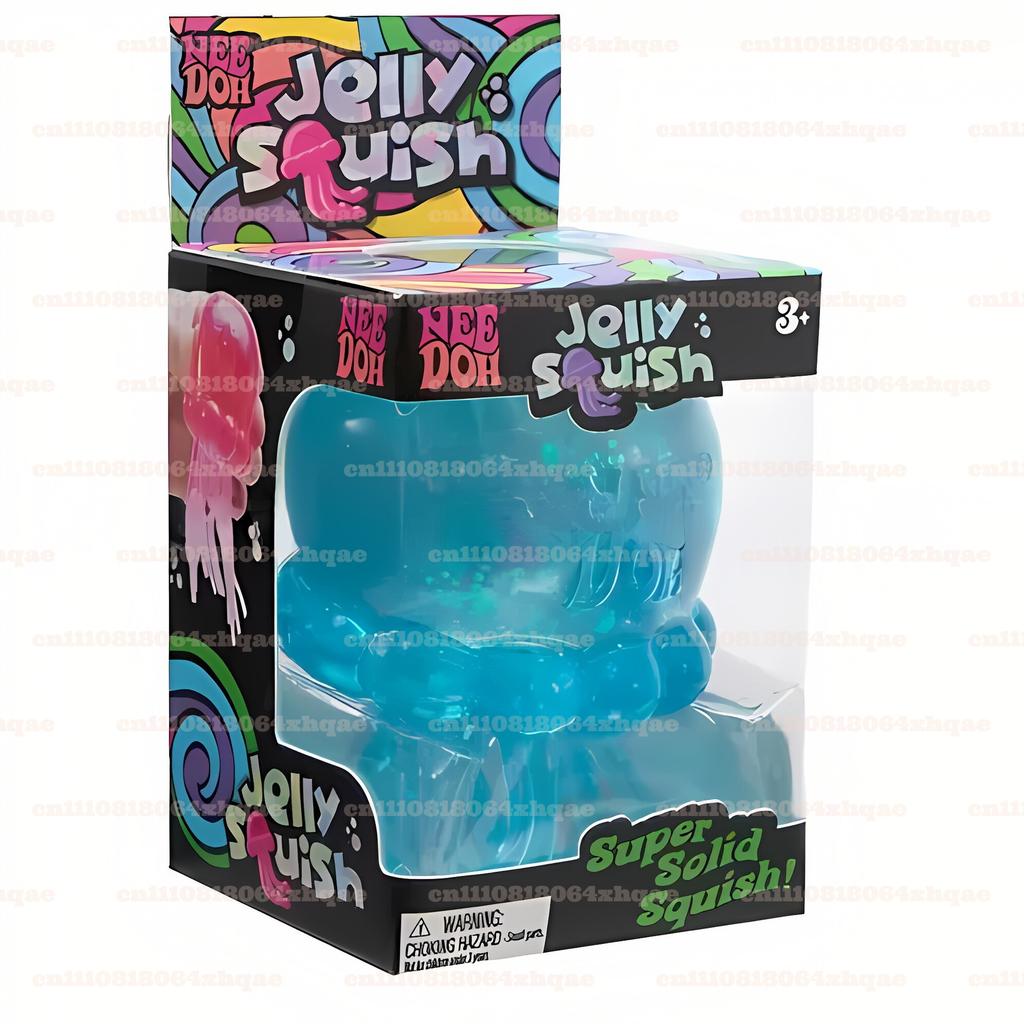 NeeDoh Squishmas Ginger Glowman ULTRA SUPER RARE New In Sealed Box for Focus ADHD Office Desk Calming Gadget Random Color1pcs