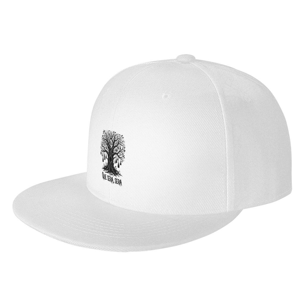 Fashion Bottle Tree From Horror TV Series Que Sera Sera Ink Drawing Flat Brim Sun Hat Trendy Street Fashion Beret Unisex