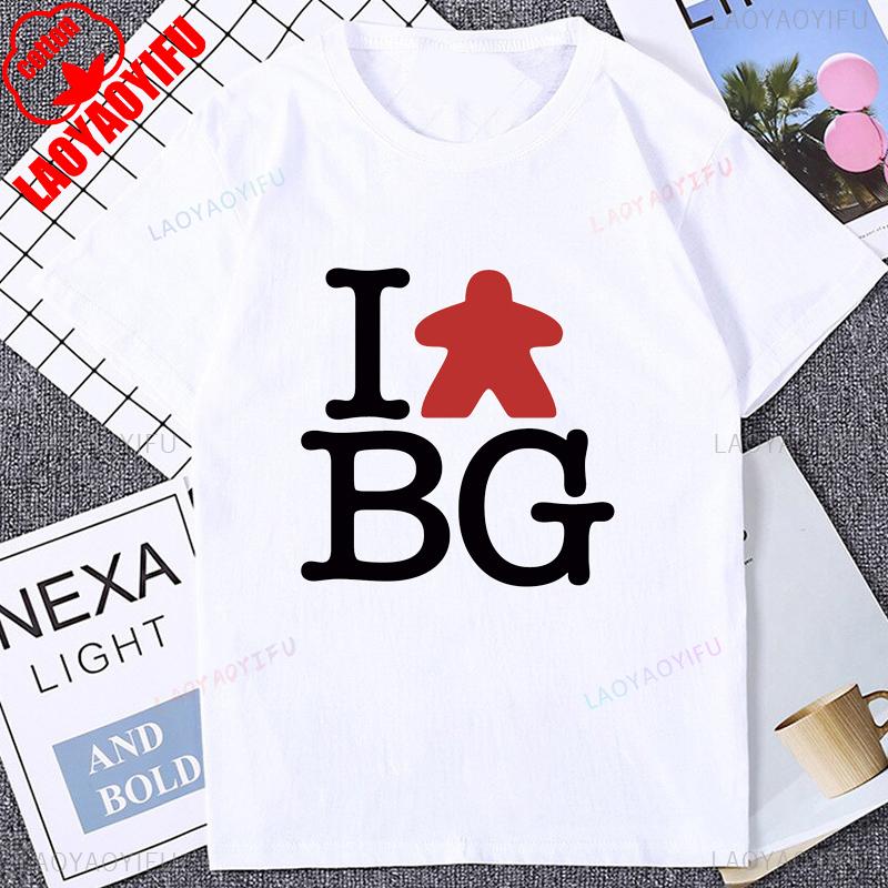 Power To The Meeple Funny Board Game Tshirt Casual Fashion Hip Hop Cotton Man T Shirt Breathe Summer Style Y2K Women T-shirt