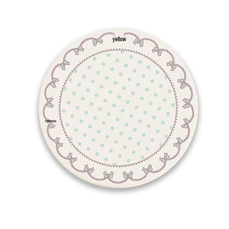 Changbaosen Diatomaceous Earth Absorbent Coasters - Lace Style 5-Pack