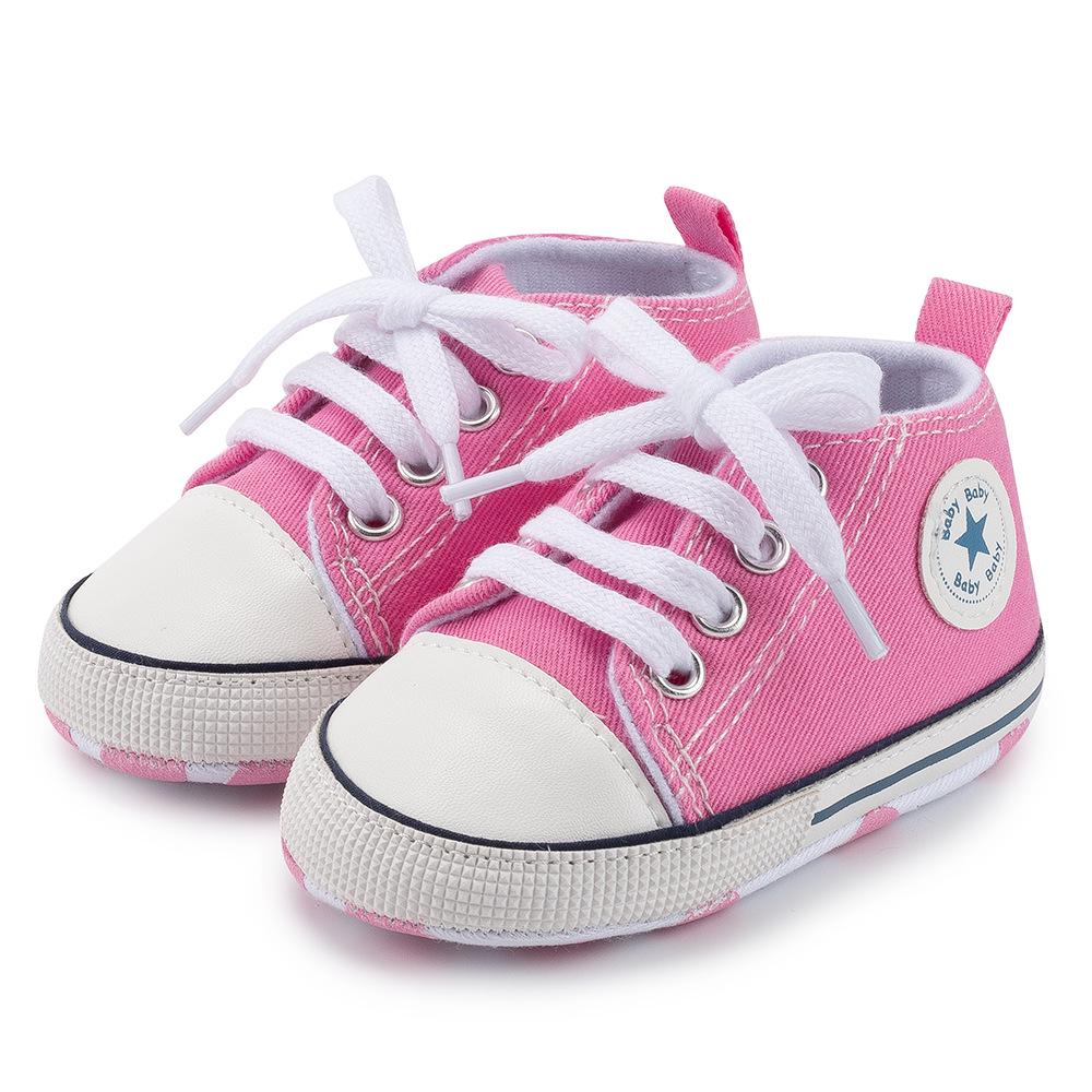 Hot-Selling Classic Canvas Baby Shoes: Soft Sole Toddler Walking Shoes