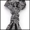 [White Fang] Paisley Pattern Elegant Tie, Business Casual Fashion, Stylish Men's NC069 (Wine)
