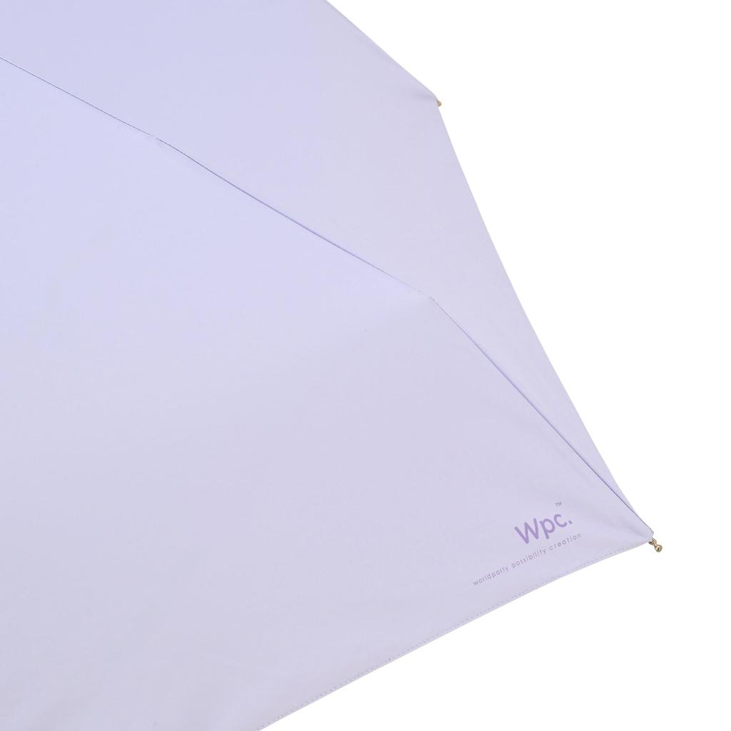 Francfranc Tiny Folding Umbrella Suitable for both sunny and rainy (46cm, Lavender) - days.