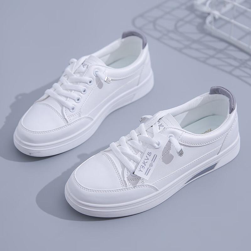 Brangdy Women s Korean Style Breathable Thick Sole Casual Low-Top Shoes EU 35-40