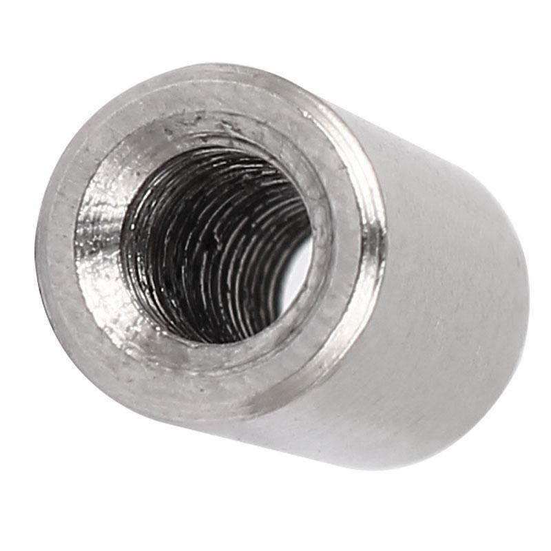 M10*40 5pcs Tuercas de acoplamiento Hexagonal Varilla de la manga de la varilla de acero al carbono Separador M10 Sujetadores roscados