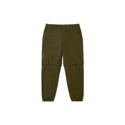 Water-Resistant Casual Detachable Pants Men Pants Dark-Olive-Green A6THP-302