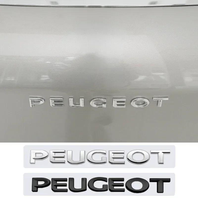 Emblemă Litere 3D ABS pentru Portbagaj Spate Mașină Insignă Laterală pentru Peugeot 308 307 207 206 3008 208 407 2008 508 301 107 307 406 4008 Decaluri