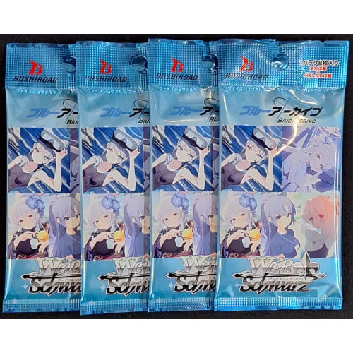 Weiss Booster Pack Blue Archive 4-Pack Set