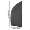 Car Door Molding Triangle Cover Protection Decorative Replacement Panel Exterior Decoration