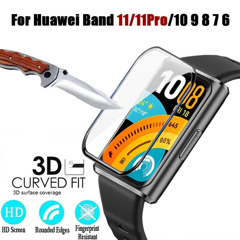 1-5PCS For Huawei Band 11 Pro 3D Full Curved Screen Protector Smart Watch Wristband For Huawei Band 11 10 9 8 7 Protective Film
