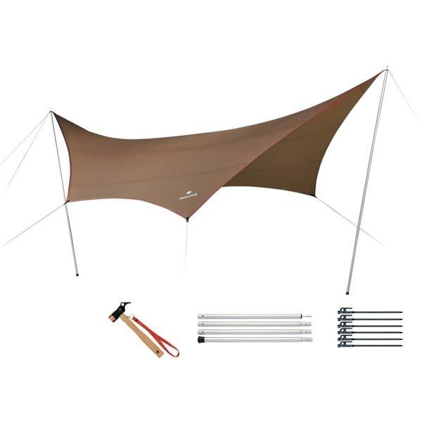 

Snow Peak Tp 861s [hd Tarp Shield Hexa M Pro Set]