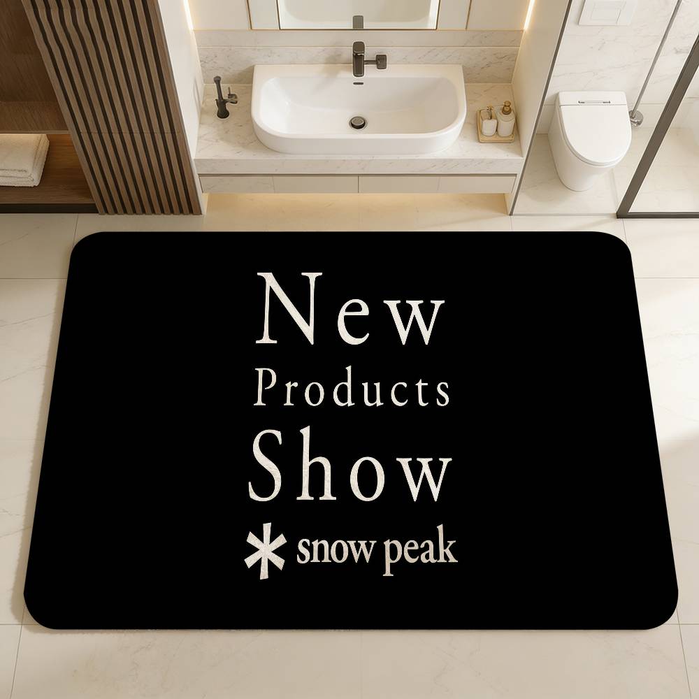 S-Snows COOL Peak Room Mats Retro Multiple Choice Living Room Kitchen Rug Non-Slip Welcome Rug