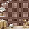 Brown and Rust Dots Wallpaper for Living Room and Bedroom 50x1000