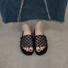 Summer hand-woven fishing net hollow breathable thick-soled beach shoes women's casual round toe cool slippers
