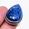 Natural Sodalite Gemstone Handmade 925 Sterling Silver Jewelry Ring Size 6 AR-17775
