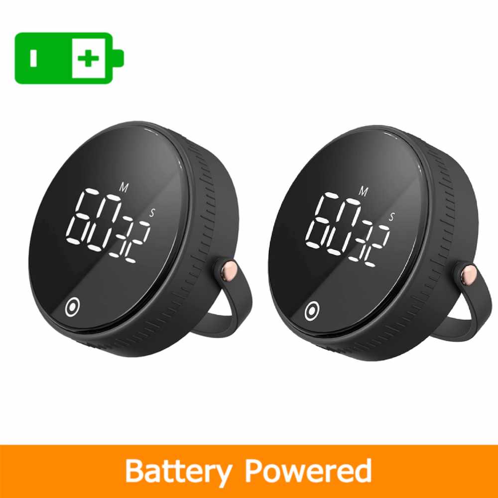 Timer Alarm Clock Student Learning Reminder Kitchen Fish Steaming Baking Timer LED Digital Timer Manual Time Manager