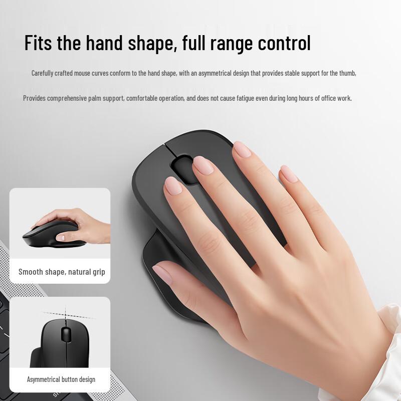 HP Professor SE Ergonomic Dual-Mode Wireless Mouse