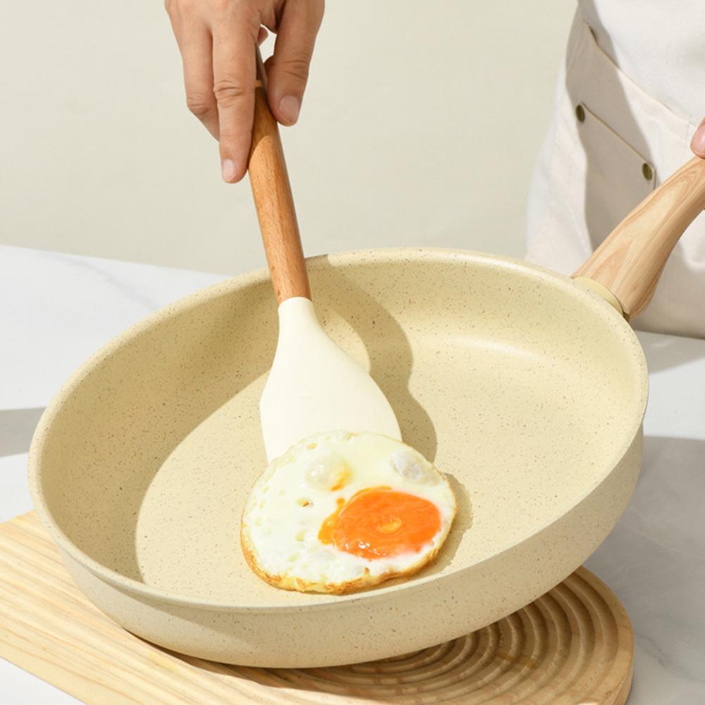 Nonstick Frying Pan Skillet with Lid Egg Pan PFOA/PFAS/PTFE Free Fry Pan Heat Resistant Handle for Induction
