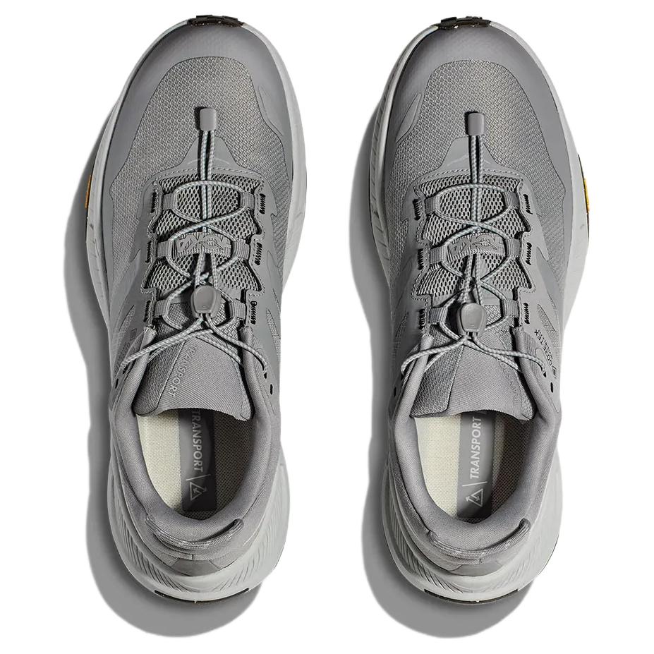HOKA ONE ONE Transport Comfortable Versatile Durable Low-Top Running Shoes Men sneaker Gray 1133957-FGLCT