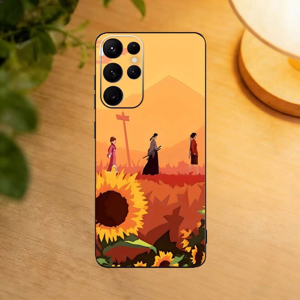Samurai Champloo Phone Case For Samsung S25,S24,S21,S22,S23,S30,Ultra,S20,Plus,Fe,Lite Black Shell