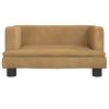 Kids Sofa Brown 60x40x30 Cm Velvet