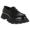 Alexander Mcqueen Wander Leather Loafers 'Core Black' Women's 685690WHZ851081