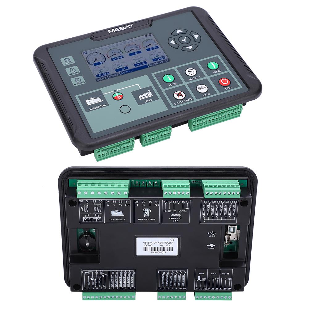 Generator Set Controller Engine Genset Module 500‑4500RPM DC90D for MKII Series AC80‑360V