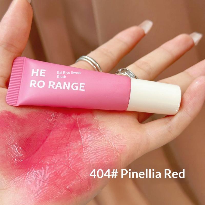 Herorange Cheek Blush Pigment Tube Moisturizing Rouge Blush Cosmetic For Face Blusher Lasting Liquid Blush Brightening Makeup A4