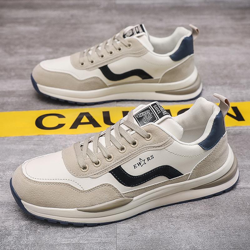 Men's casual sports shoes four seasons fashion trendy shoes outdoor running shoes non slip soft sole comfortable male sneakers