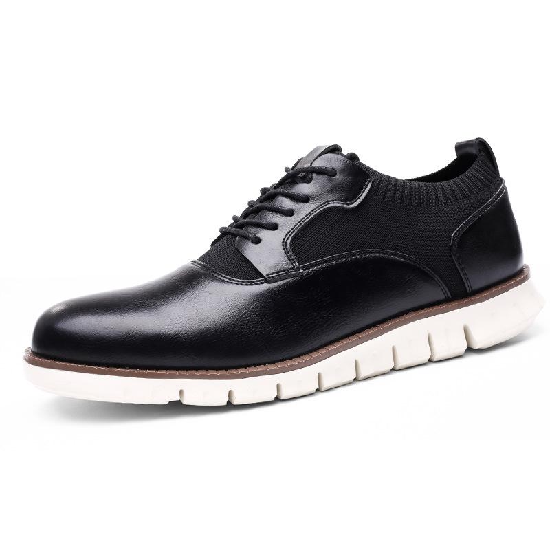 Fashion Mens Slip-On Casual Shoes Lightweight EVA Sole Comfortable Durable Non-Slip Business Office Walking Sneakers Breathable Footwear