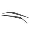 2pcs Headlight Eyebrow Left Right Replacement for 5 Series G30 G31 G38 F90 M5 525I 530I 540I 2017‑2021