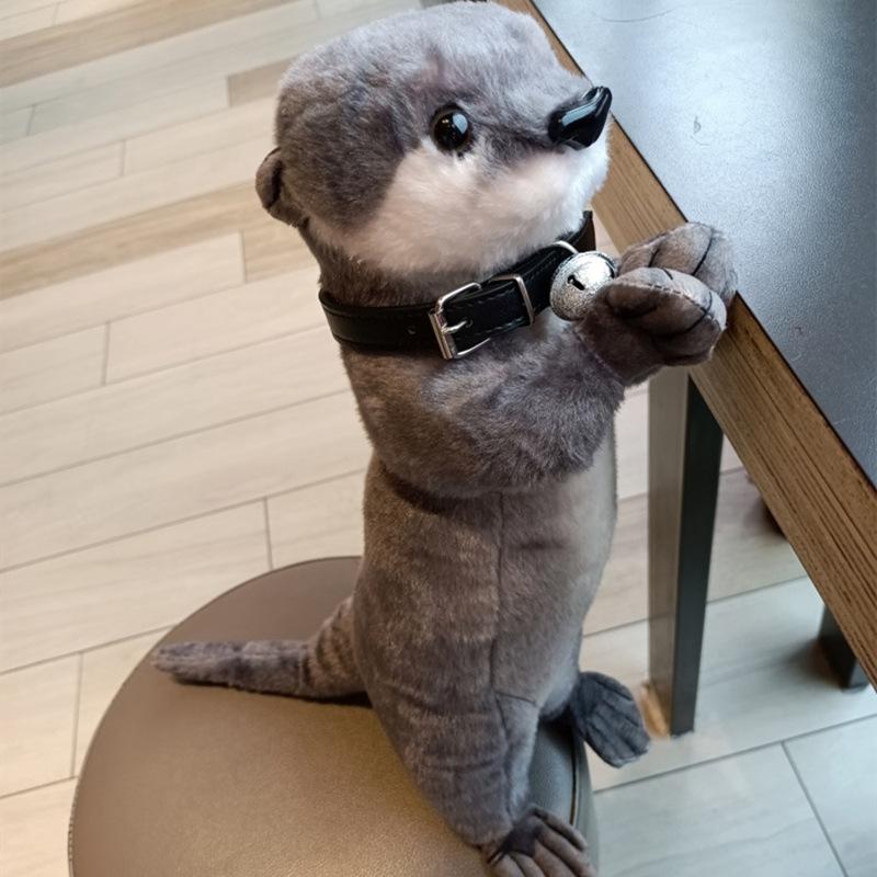 Cute Bells Blessing Animals Raccoon Otter Doll Plush Toy Cloak Kangaroo Doll Children's Ragdoll