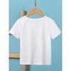 European sizes ''PAPA Told Me I Could'' Graphic Print Girls' Casual T-Shirt, Lightweight Comfy Short Sleeve Tee Cute Kids Tops