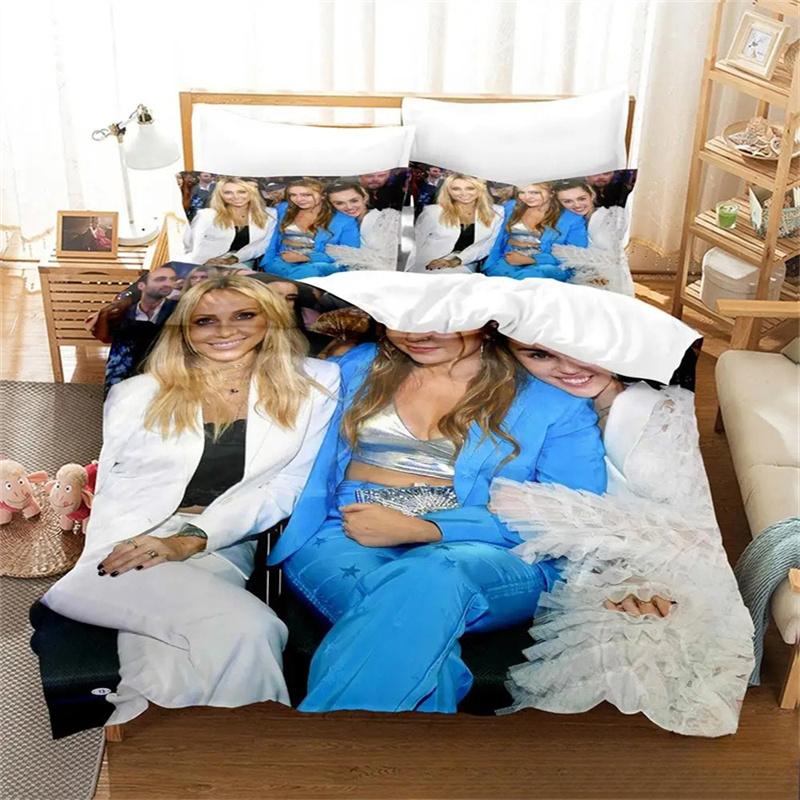 Fashion 3D Print Singer M-Miley Cyrus Bedding Set Boys Girls Twin Queen Size Duvet Cover Pillowcase Bed Kids Adult Duvet Cover