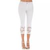 Summer Pants Lace Stretch Women's Women's Calf Length Jeans Tight-fitting Cropped Pants Jeans Stretch Pencil Pants