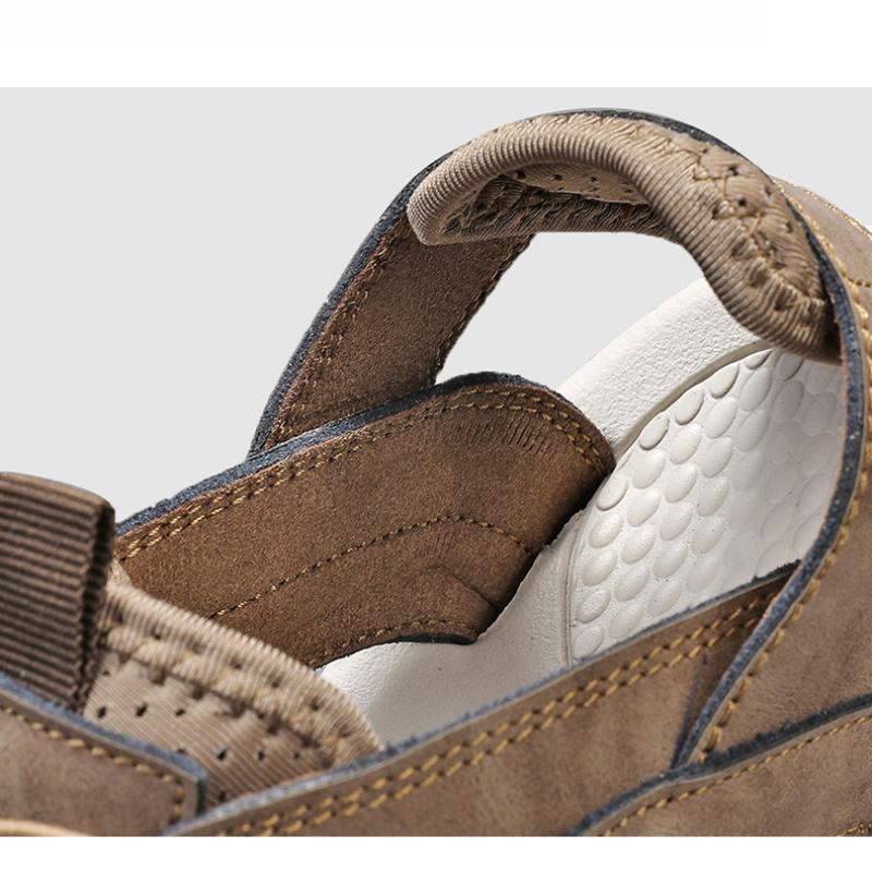 Summer Men's Sandals Baotou Slippers Beach Sandal Wading Shoes for Men Outdoor Breathable Non-slip Sandals