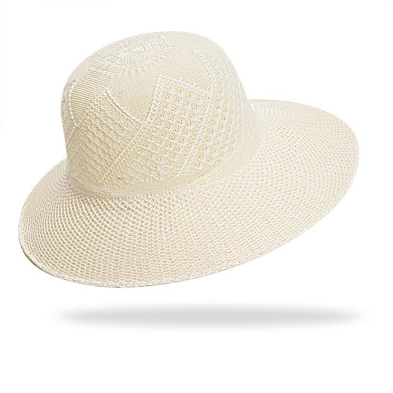 Women's Versatile Sun Protection Straw Hat, Summer 2026 Fashion, Wide Brim for Outdoor and Street Wear