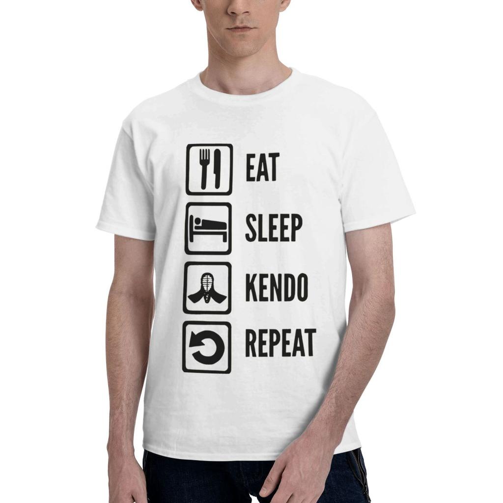 Kendo Daily Routine Kendo For Kendo Lovers 100 Cotton Casual Breathable Confortable Manga Funny TShirt For Men T Shirt Men