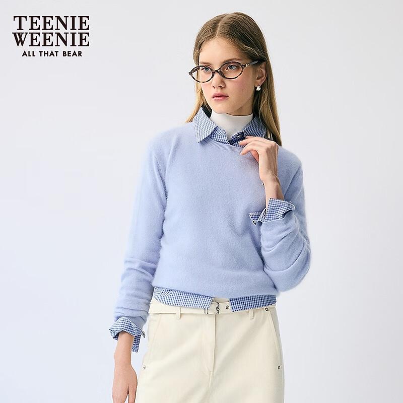 Teenie Weenie Women's Little Bear Round Neck Knit Sweater