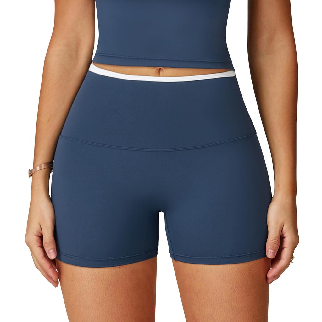 New Nude Yoga Shorts, Tight Fitting High Waisted Quick Drying Shorts, Sports Running And Fitness Shorts For Women