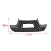 For Chevy Camaro 2016-20 Carbon Fiber Steering Wheel Lower Trim Cover with Hole