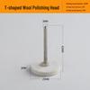 Wool Polishing Wheel for Metal, Jade, Glass, Mirror Surfaces - Wax Polishing Accessory for Electric Grinders, 3mm