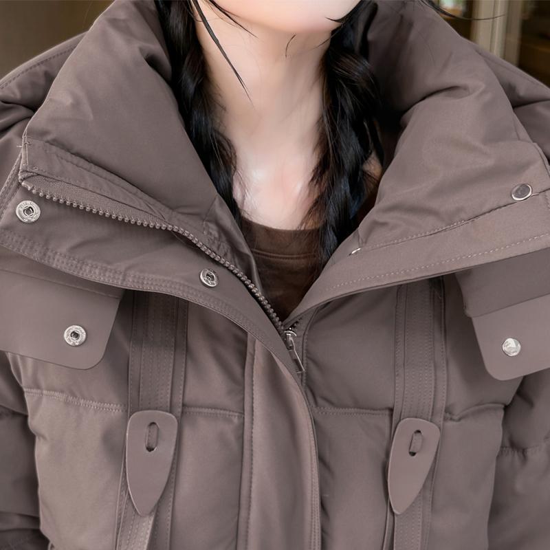 Fashion Winter Jackets Woman Short Parkas Hooded Loose Thick Warm Outerwears Casual Women's Coats