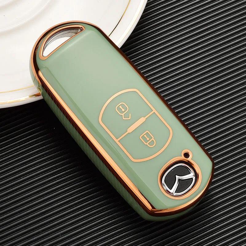 Mazda Key Case - Fits Mazda 3 Axela, CX5, Atenza, CX4, CX-8 - Full Car Key Protection for Women