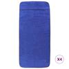 Beach Towels 4 Pcs Royal Blue 60x135 Cm Fabric 400 GSM