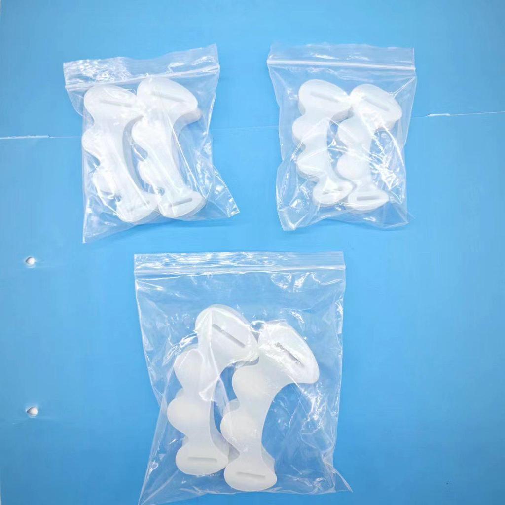 Silicone Three-Hole Toe Separator & Corrector for Day and Night Use