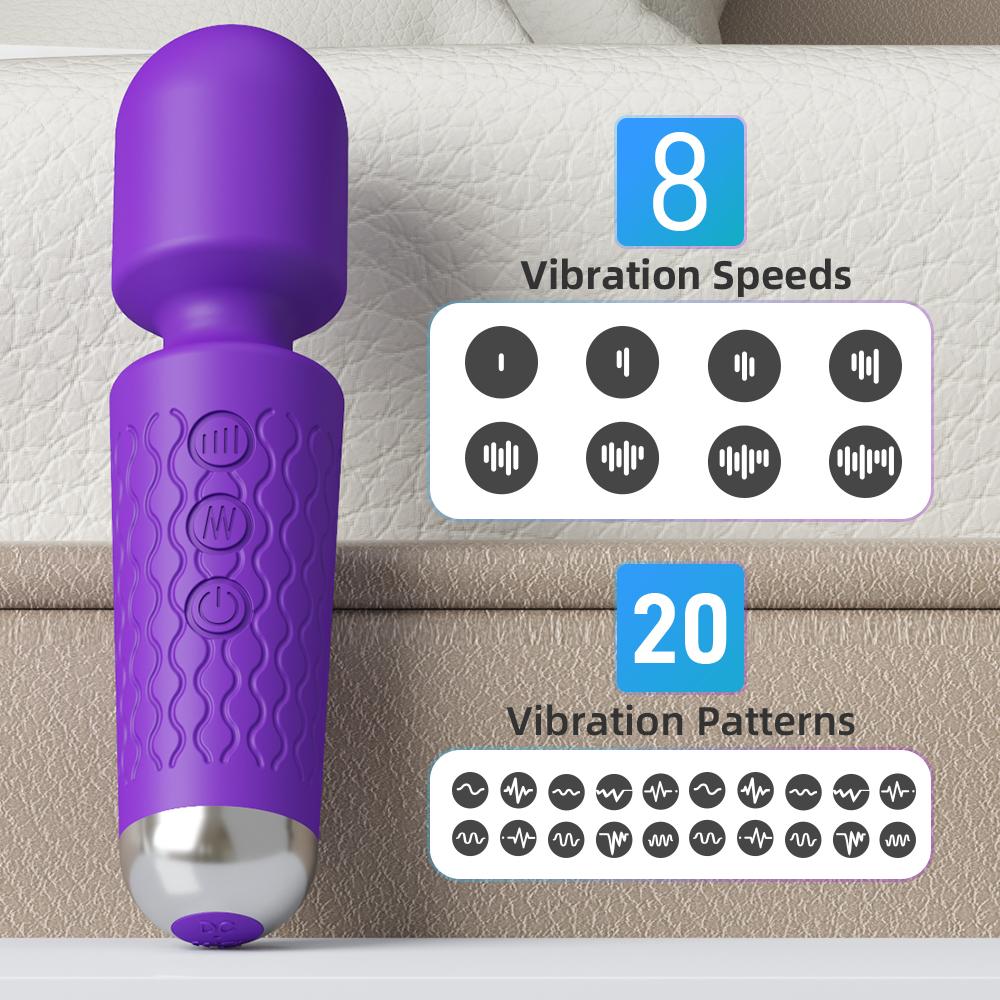 Powerful AV Vibrator 20 Speeds Magic Wand Clitoris Stimulator Sex Toys for Women G Spot Massager Adult Female Sex Erotic Product