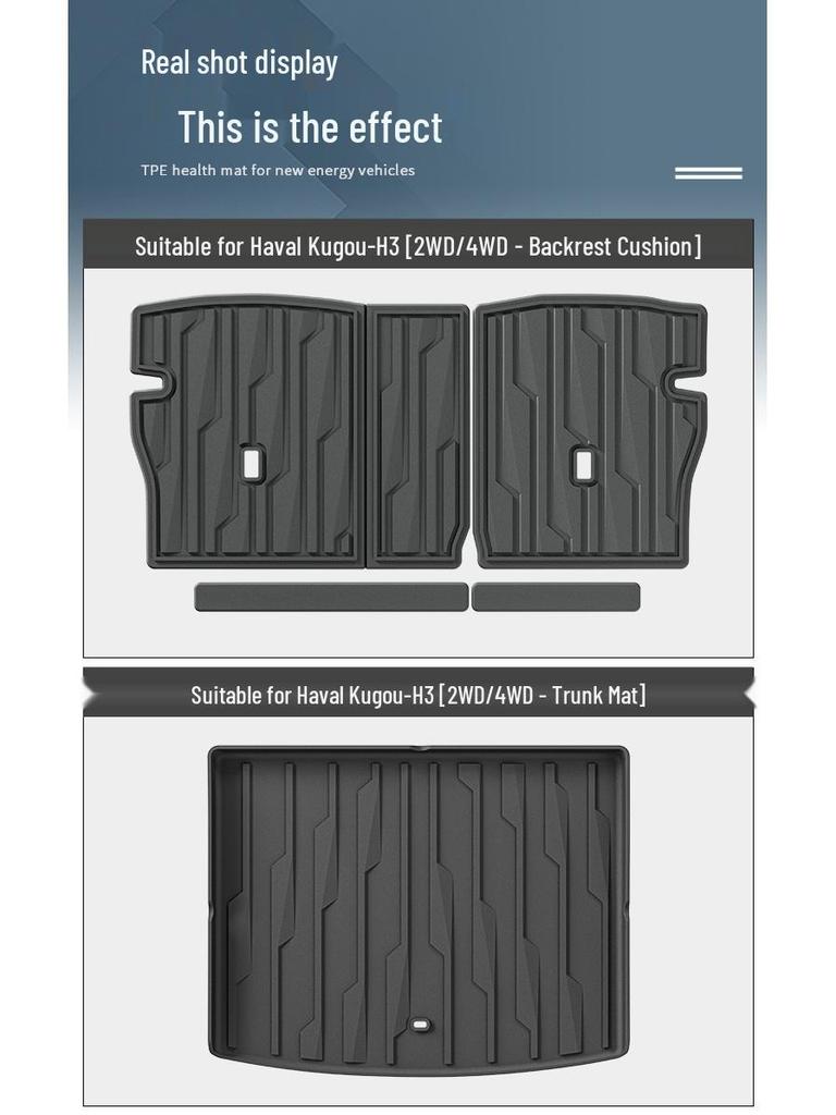 Haval Cool Dog 2021-2022 Trunk & Seat Back TPE Mat