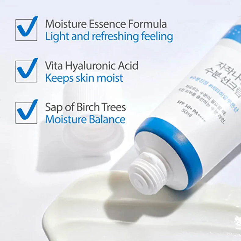 ROUND LAB Birch Juice Moisturizing Sun Cream SPF 50/PA++++ 50ml AUTHENTIC STORE